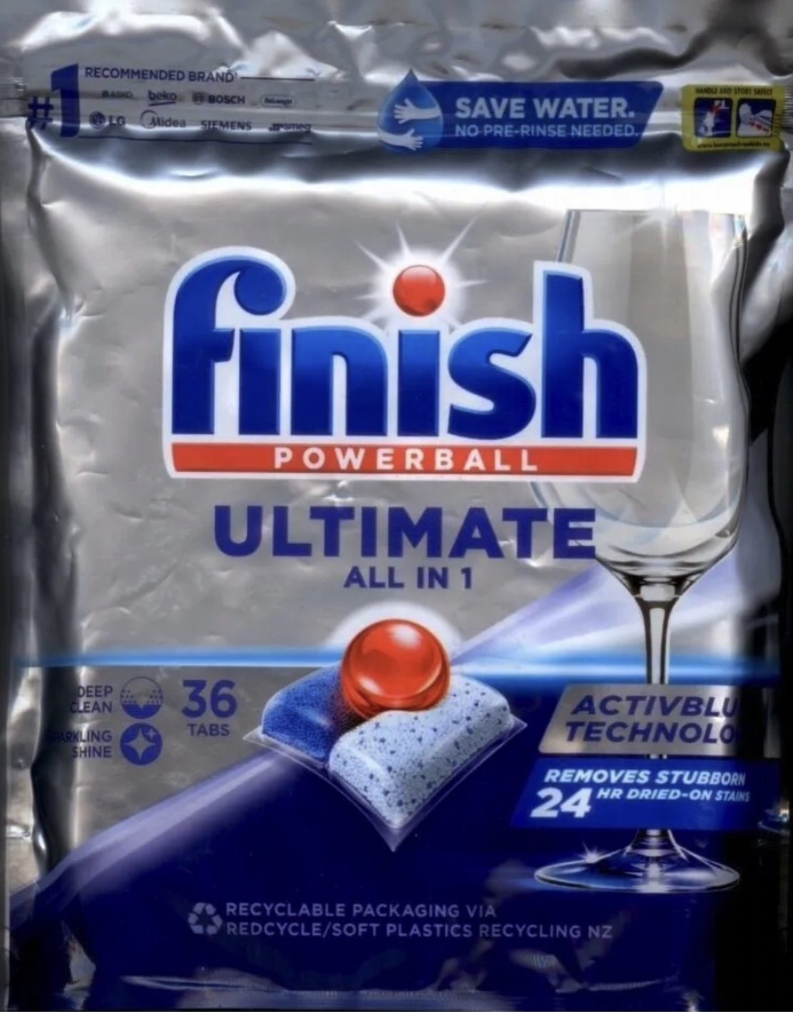 картинка Финиш / Finish All In 1 PowerBall  Ultimate - Таблетки для посудомоечных машин 36 шт