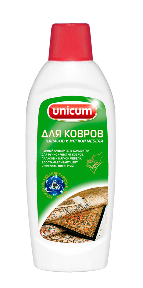 картинка Уникум / Unicum - Средство для ручной чистки ковров и мягкой мебели (запаска) 500 мл