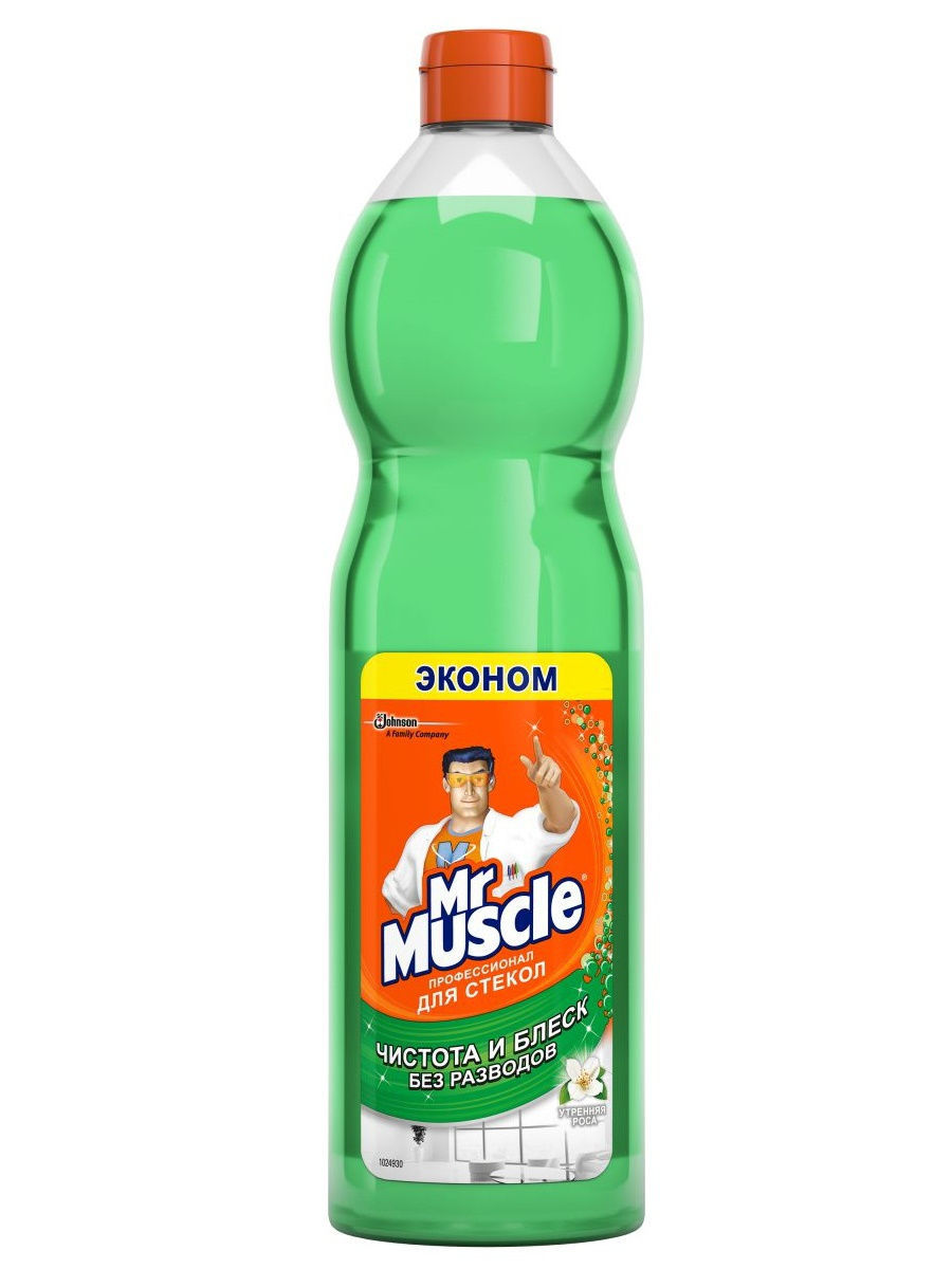 картинка Мистер Мускул / Mr. Muscle - Средство для мытья стекол Утренняя роса эконом 500 мл