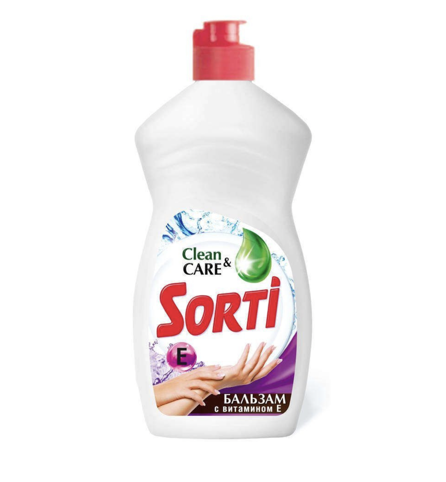 картинка Сорти / Sorti - Бальзам для мытья посуды с Витамином E Нежность рук, 450 мл