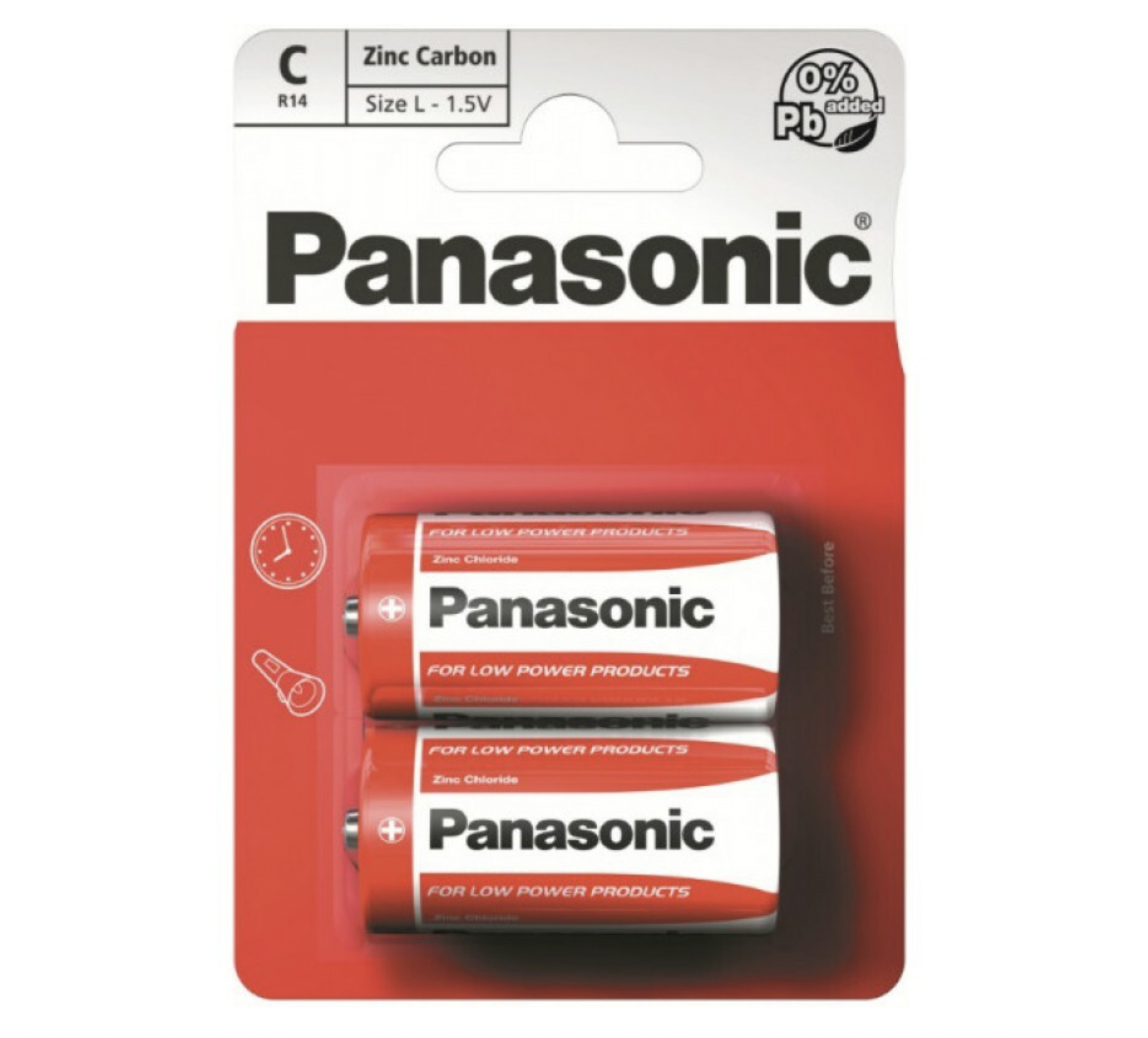   / Panasonic -   Zinc Carbon C R14 1,5V 2 