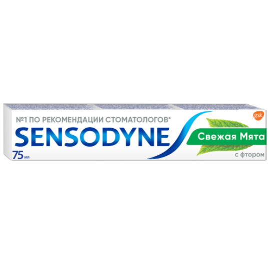 картинка Сенсодин / Sensodyne Зубная паста с фтором, 75 мл