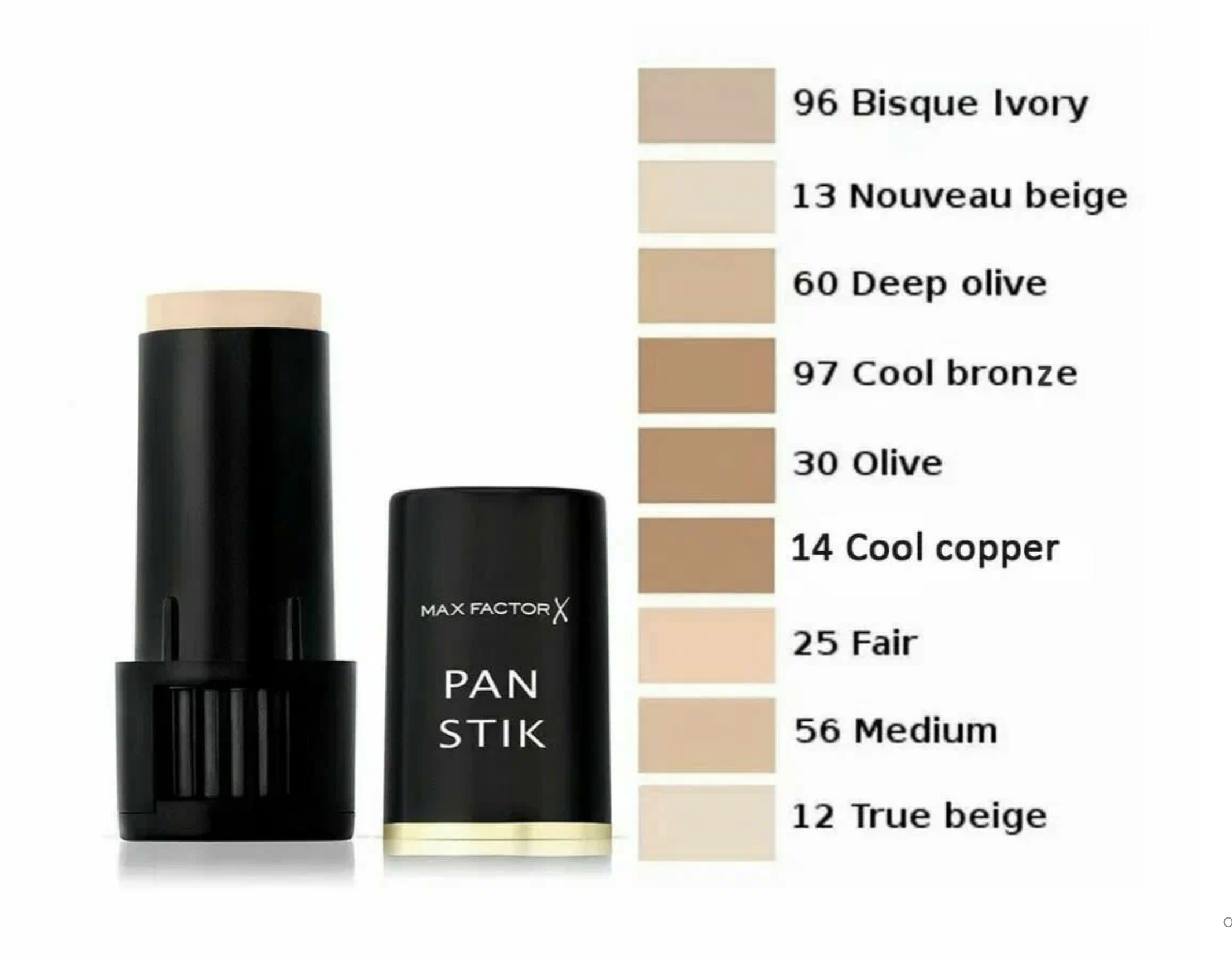    / Max Factor -     Pan Stik  96 Bisque Ivory 9 