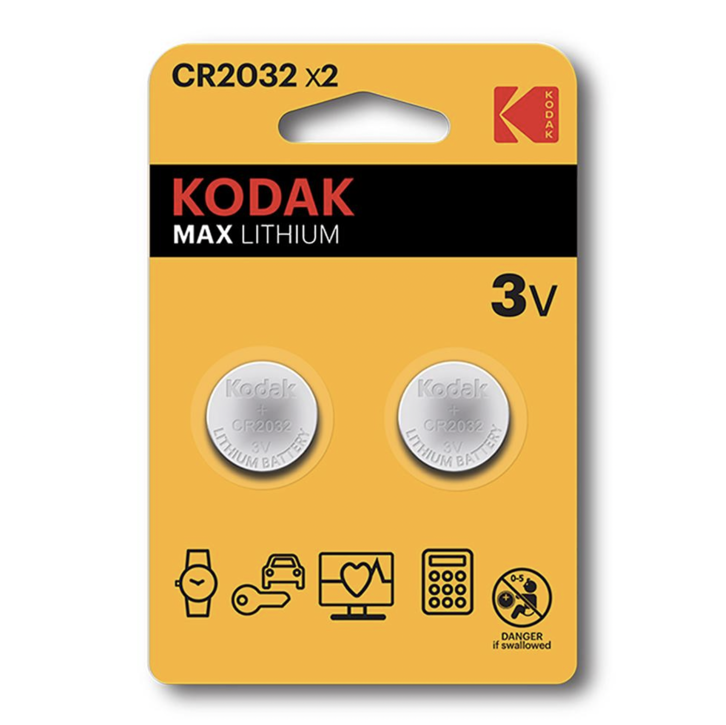   / Kodak -  Max Lithium CR2032 3V 2 