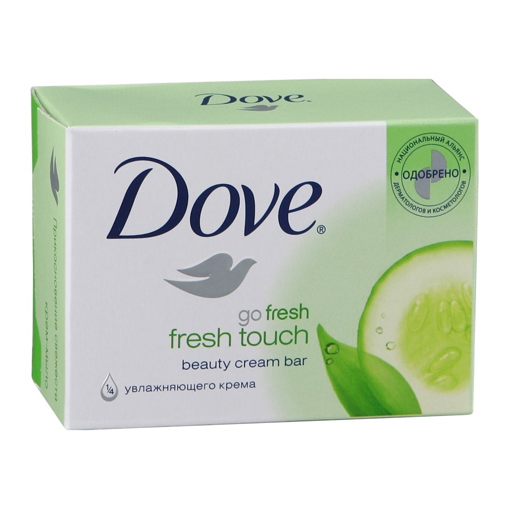 картинка Дав / Dove - Крем-мыло Прикосновение свежести, 135 гр