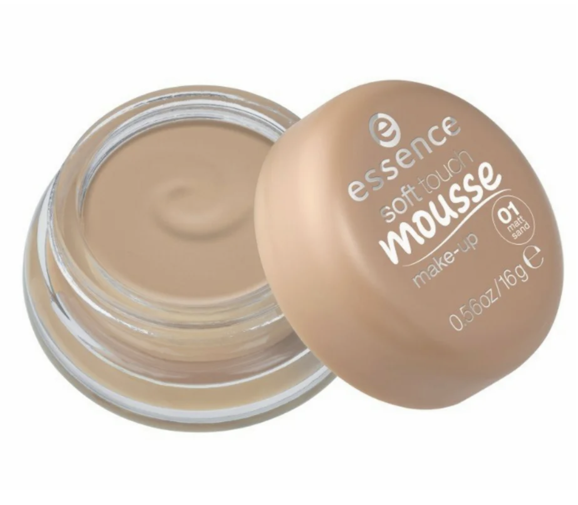   / Essence -  -   Soft Touch Mousse Make-Up 01 Matt Sand 16 