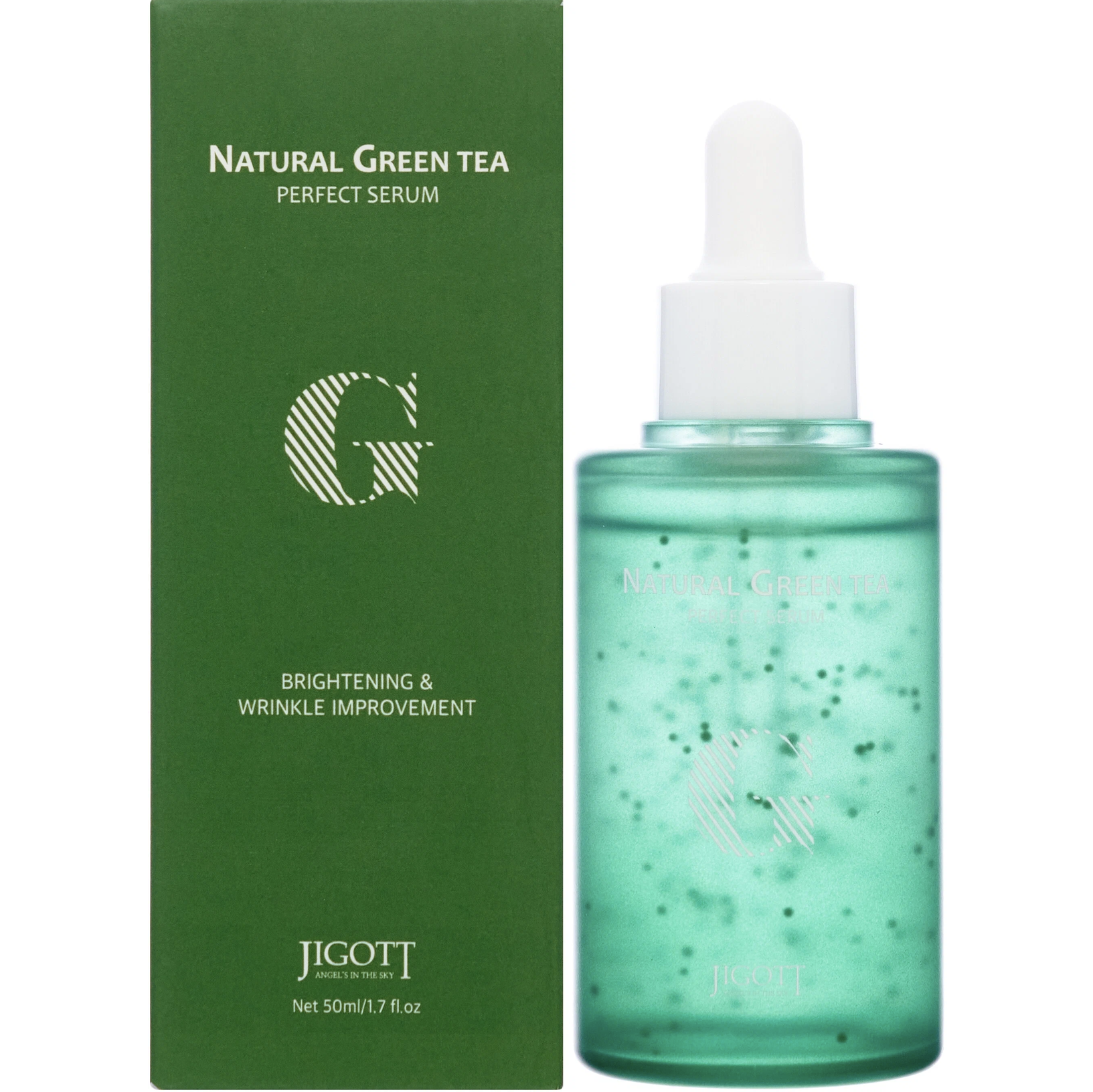   / Jigott -      Natural Green Tea Perfect Serum 50 