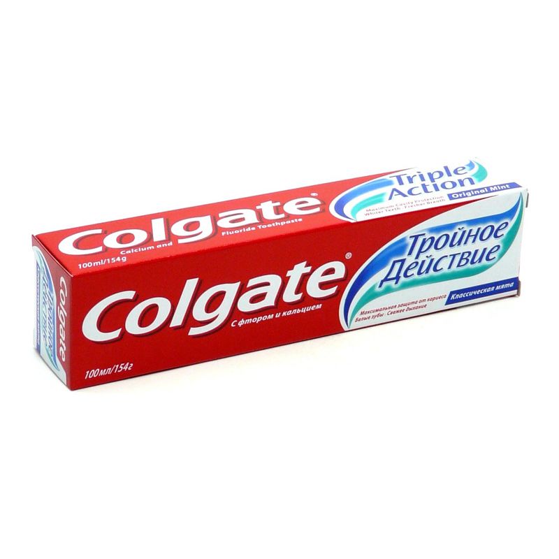 картинка Колгейт / Colgate Тройное действие - Зубная паста, 100 мл