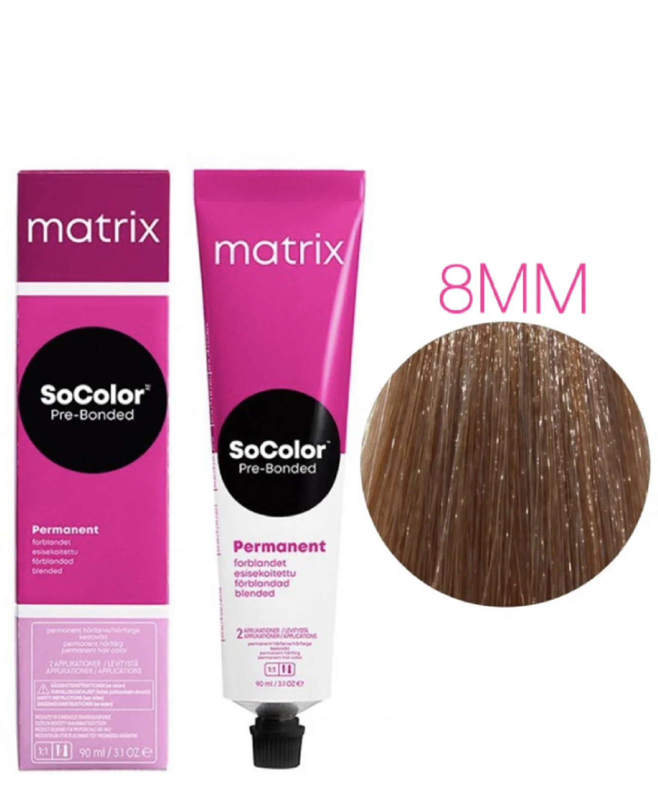   / Matrix SoColor Pre-Bonded    8MM     90 