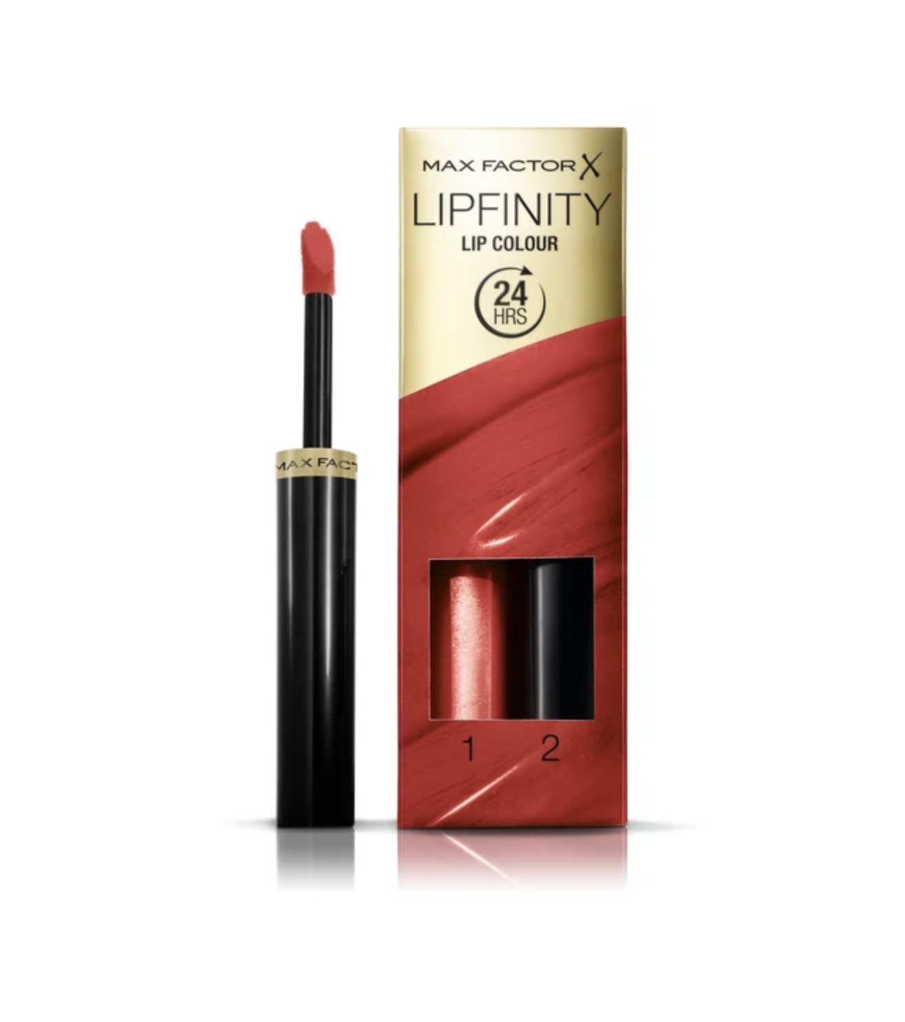    / Max Factor - +   Lip Colour Lipfinity  120 Hot 4,2 