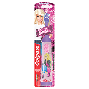 картинка Колгейт Барби / Colgate Barbie Детская Электрическая зубная щетка с мягкими щетинками для девочек