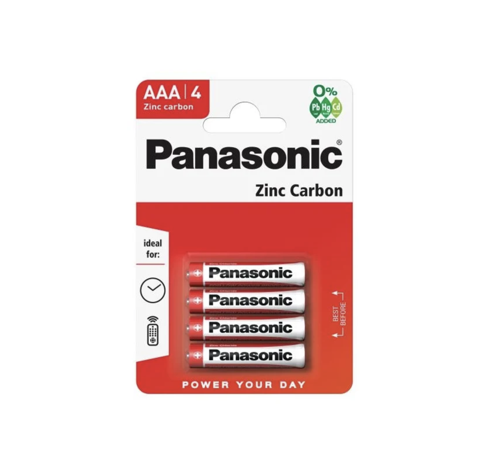   / Panasonic -   Zinc Carbon AAA R03 1,5V 4 