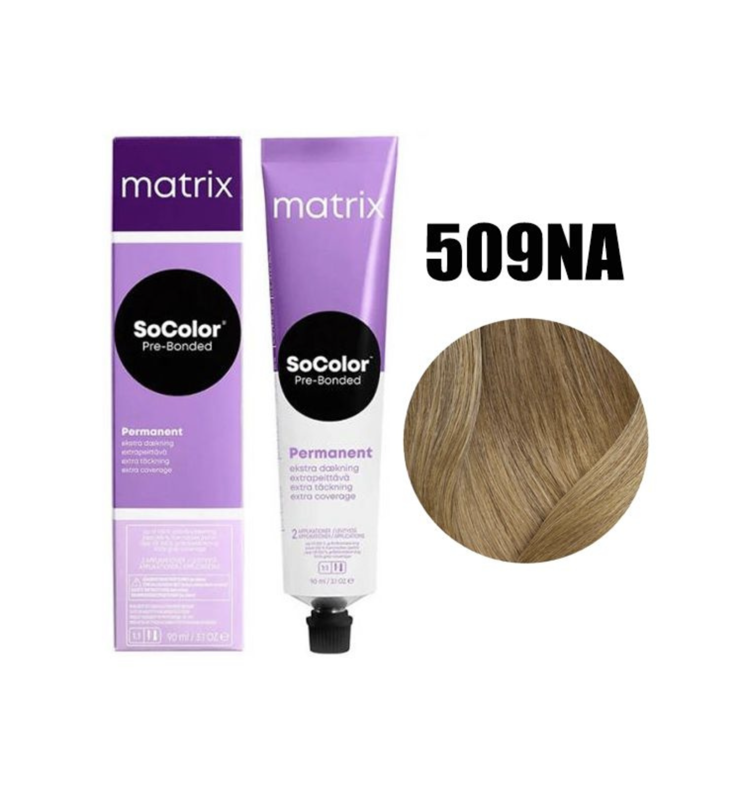 Матрикс / Matrix SoColor Pre-Bonded Краска для волос 509NA светлый блонд  натуральный пепельный 90 мл - Интернет-магазин бытовой химии 