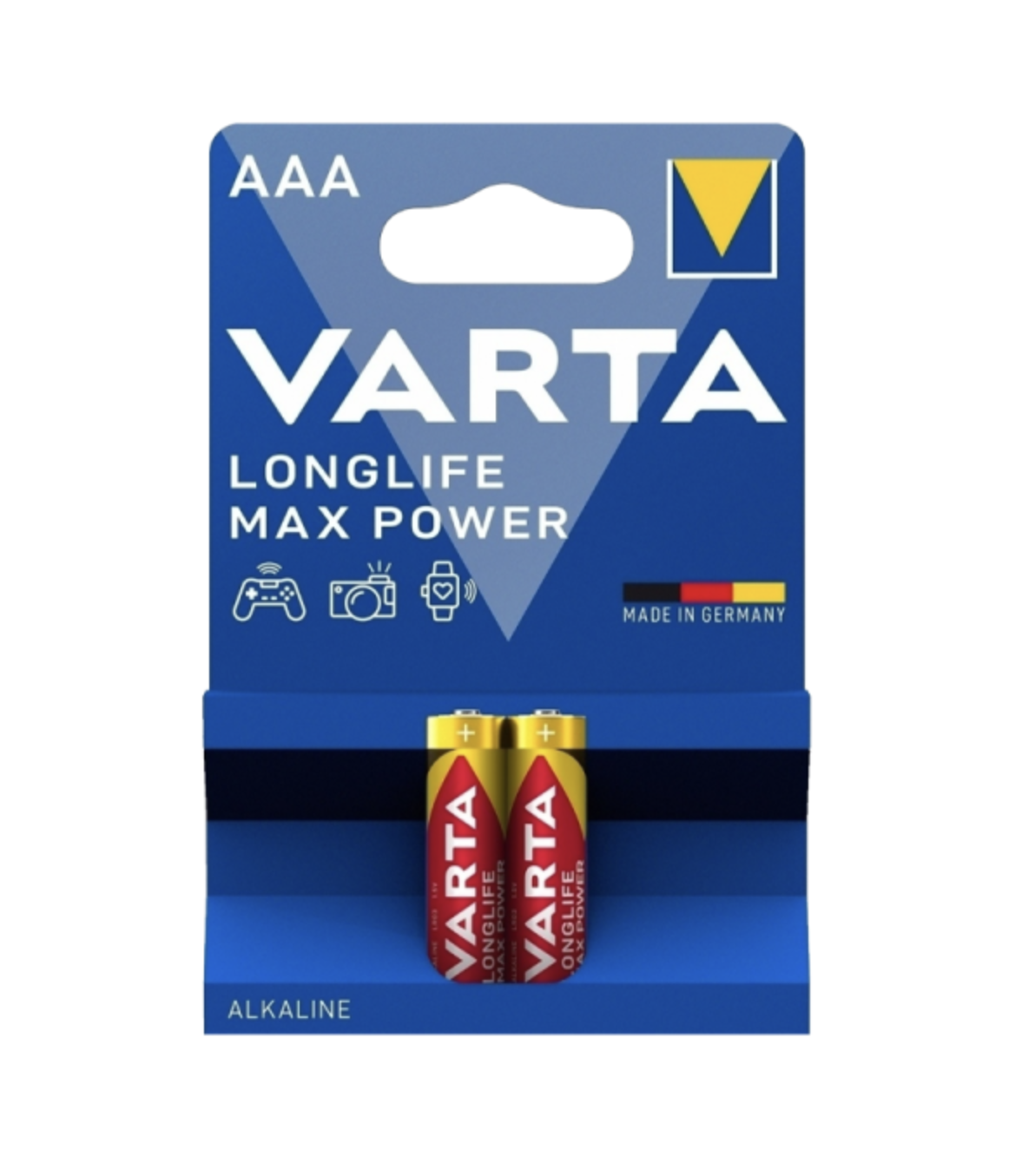   / Varta -  Longlife Max Power Alkaline AAA micro LR03 1,5V 2 