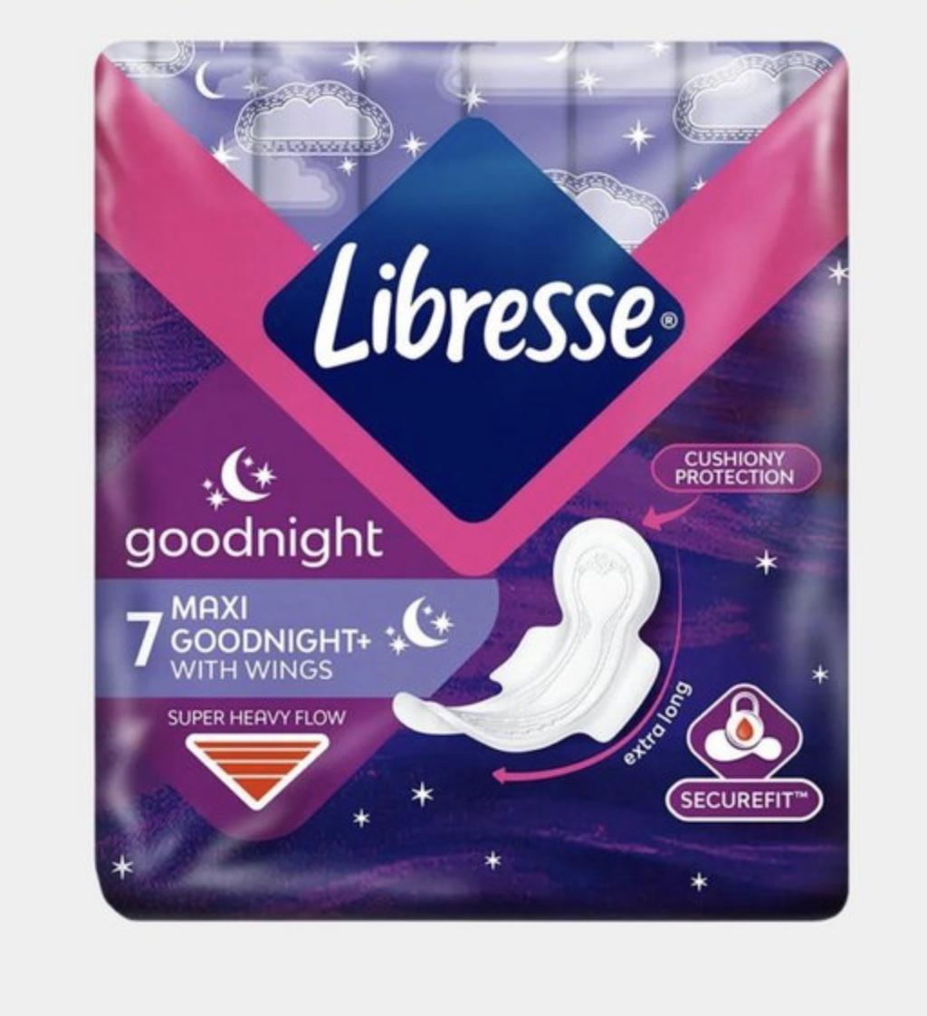   / Libresse -  Maxi Goodnight+ with wings 7 