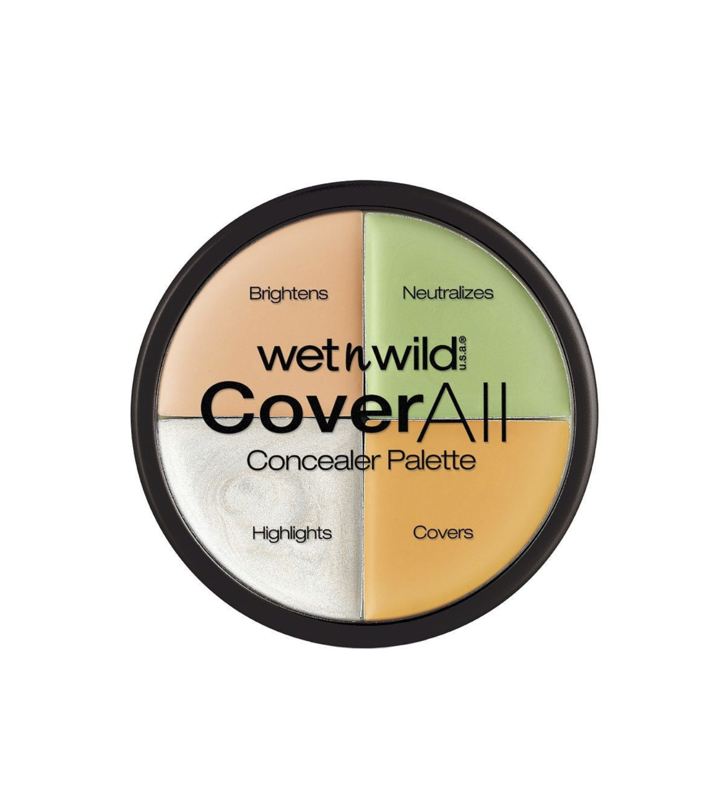 Wet n Wild / корректор для лица 4 тона Coverall concealer Palette. Wet n Wild набор корректоров для лица Coverall concealer Palette. Wet n Wild Coverall набор корректоров е61462. Wet n Wild набор корректоров для лица (4 тона) Coverall concealer Palette ж товар e61462.