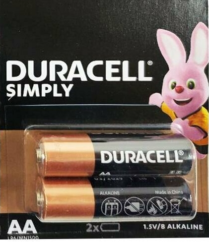 картинка Батарейка Duracell Simply AA (LR06) 2шт в блистере