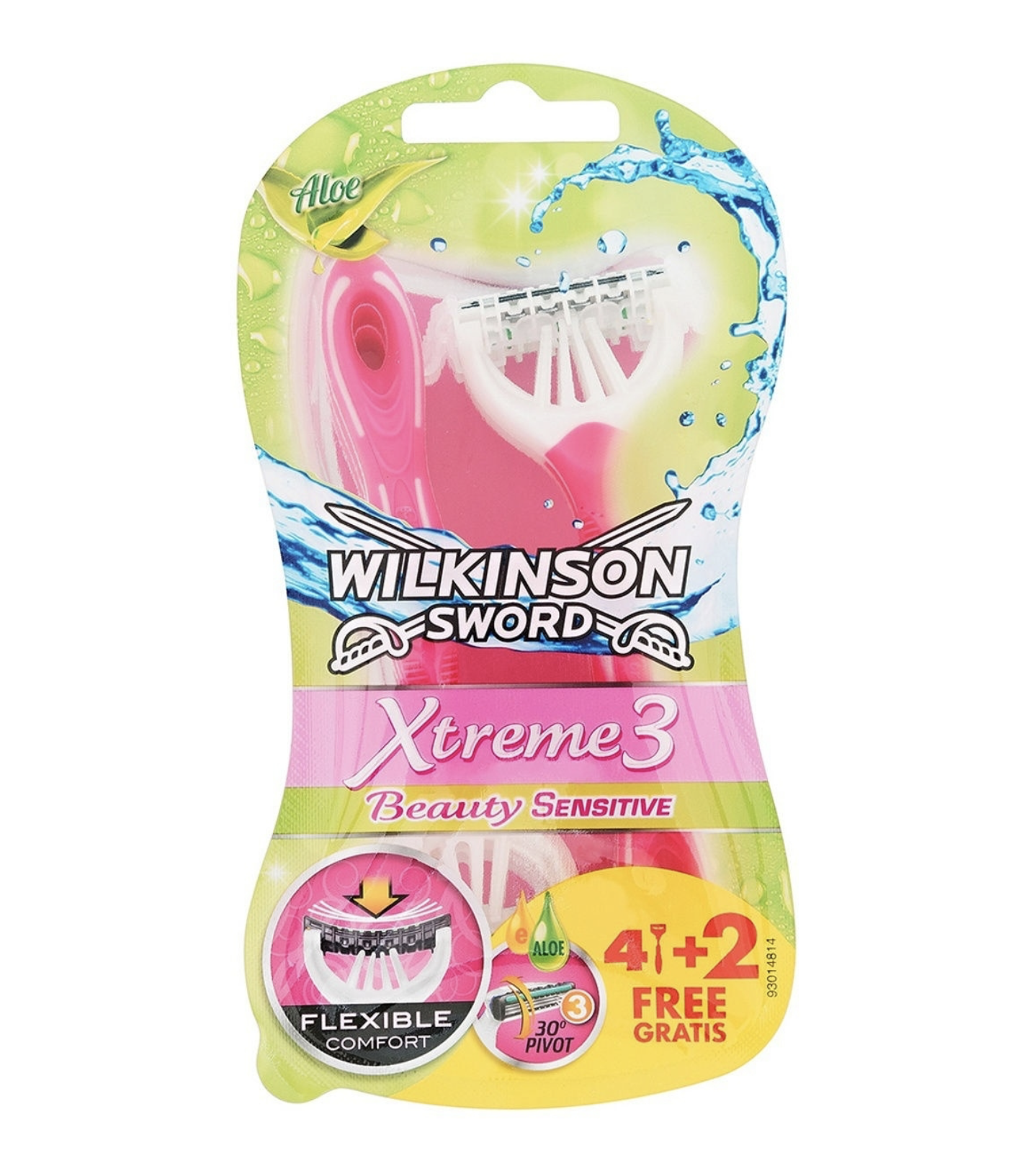 картинка Вилкинсон / Wilkinson Sword Xtreme 3 - Одноразовые станки для бритья женские Beauty Sensitive 6 шт