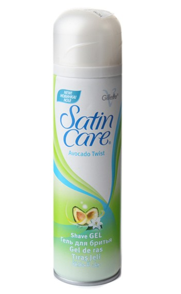 картинка Джилет Сатин / Gillette Satin Care -  Гель для бритья Авокадо 200 мл