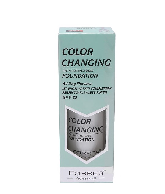 картинка Фаррес / Farres - Тональный крем Color Changing подстраивающийся 4035-102 (зеленый)