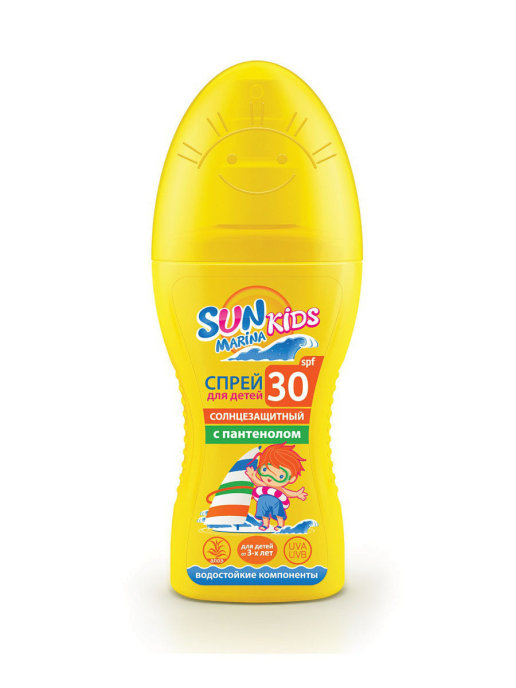 картинка Sun Marina Kids - спрей солнцезащитный для детей SPF 30 150 мл