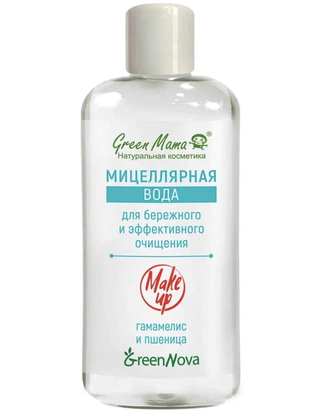 картинка Грин Мама / Green Mama - Мицеллярная вода Natural Skin Care Гамамелис и пшеница 500 мл