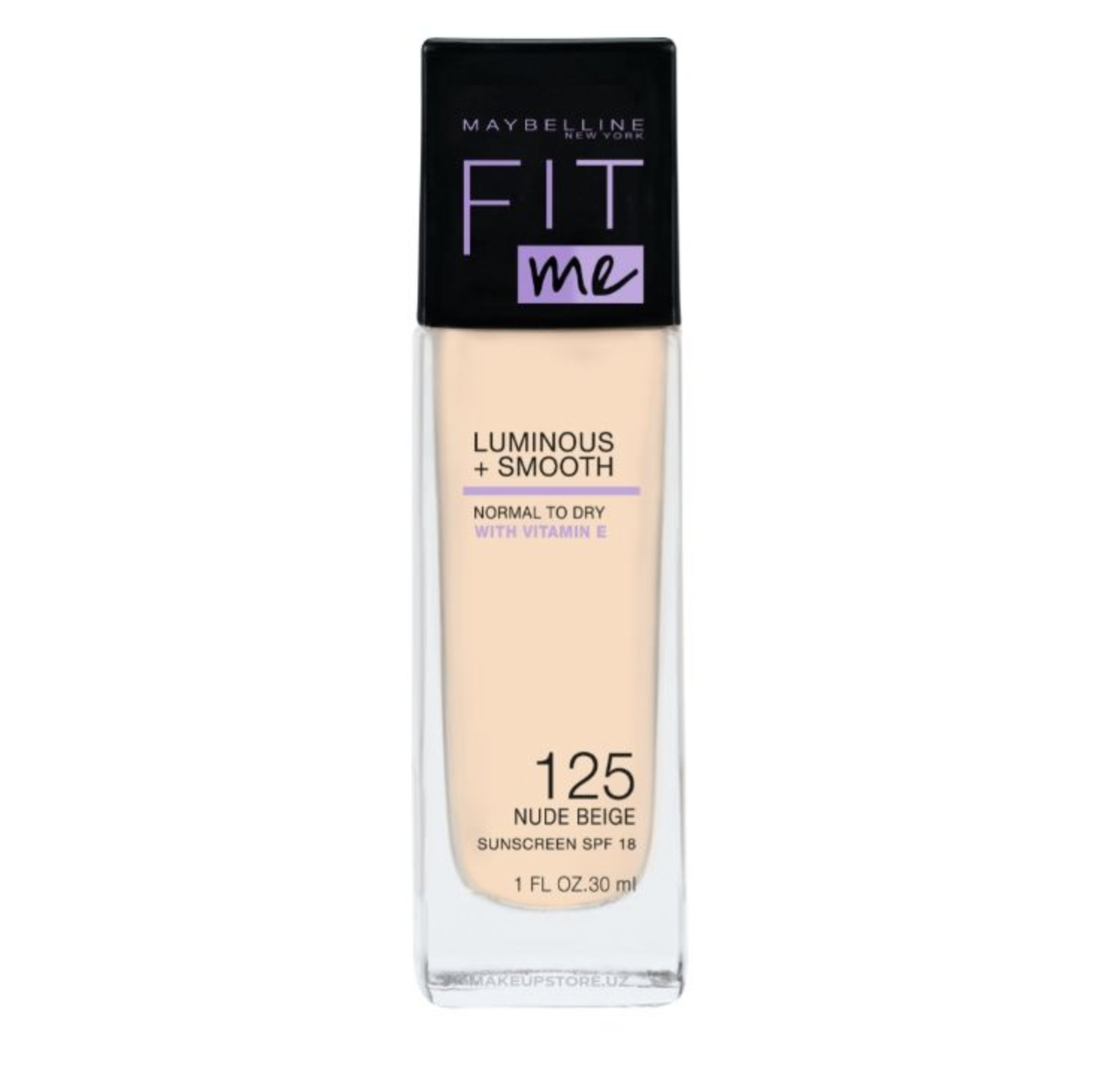   / Maybelline -   Fitme Luminous+Smooth  125 Nude Beige 30 