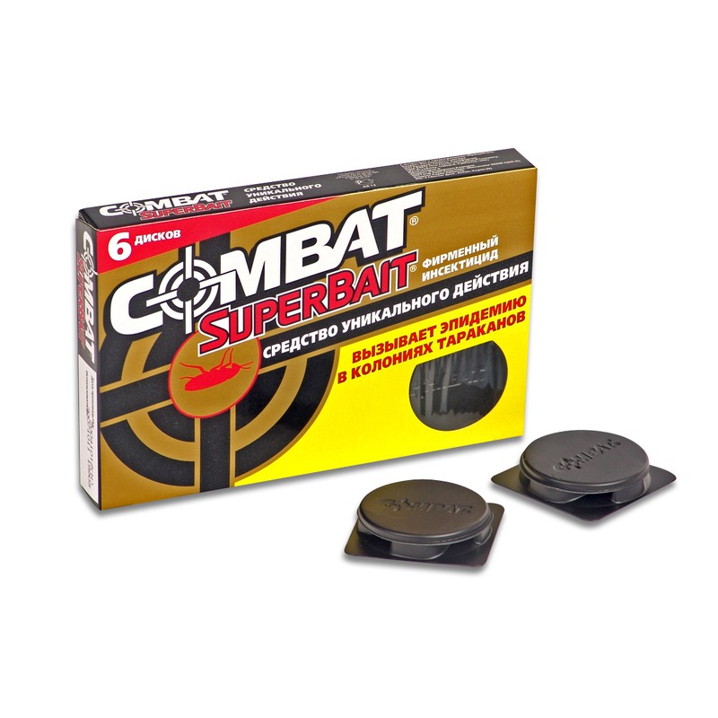 картинка Комбат / Combat SuperBait - Ловушки для тараканов, 6 шт