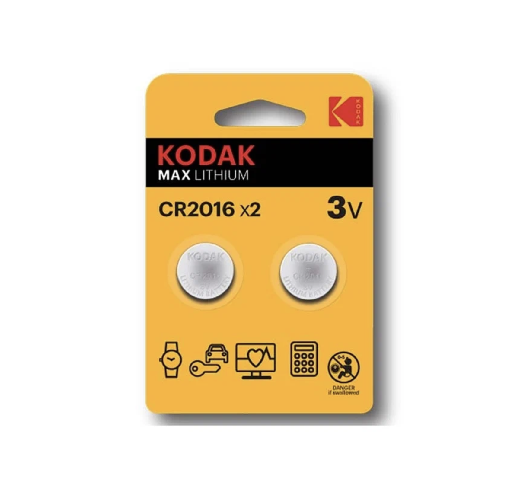   / Kodak -  Max Lithium CR2016 3V 2 
