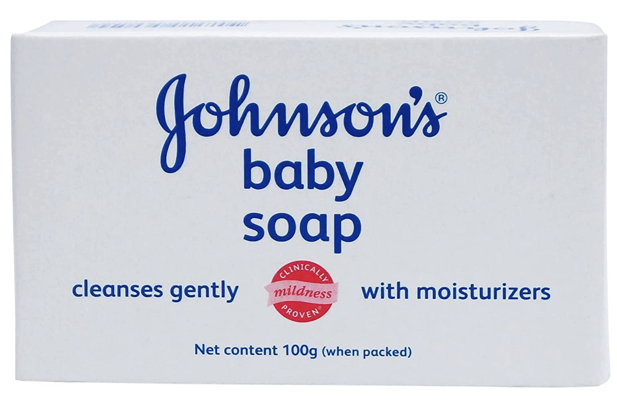 картинка Джонсонс / Johnson`s Baby Soap - Мыло туалетное детское Cleanses gentle 100 г
