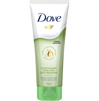 картинка Дав / Dove - Матирующий крем-гель для умывания матовой кожи лица Nutrium Moisture 120 мл от магазина