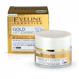   / Eveline Gold Lift Expert -     50+ 50   