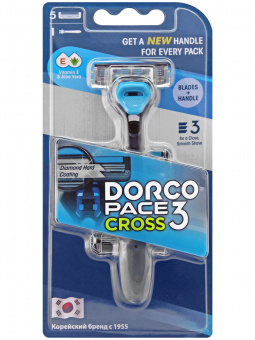   / Dorco Pace3 Cross -     5    