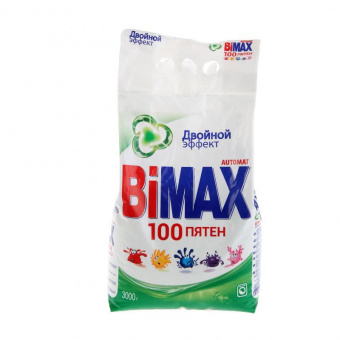 картинка Бимакс 100 пятен / Bimax - Стиральный порошок, 3 кг от магазина