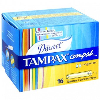  / Tampax   Compak Regular 16   