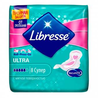 картинка Либресс / Libresse Прокладки Ultra Super 8 шт от магазина