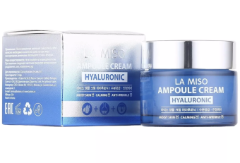 картинка Ла Мисо / La Miso -  Крем ампульный для лица Ampoule Cream Hyaluronic 50 мл от магазина
