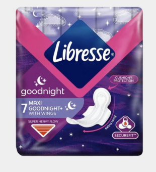   / Libresse -  Maxi Goodnight+ with wings 7   