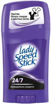 картинка Лэди Спид Стик / Lady Speed Stick Невидимая защита твердый дезодорант 45 грамм от магазина