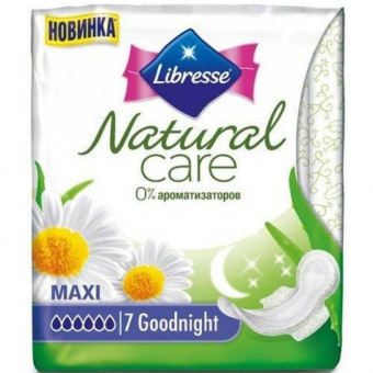   / Libresse  Natural Care Maxi Goodnight 7   