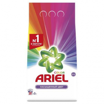 картинка Ариель Колор / Ariel - Стиральный порошок для цветного белья 3 кг от магазина