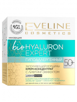   / Eveline Bio Hyaluron Expert -      50+ 50   